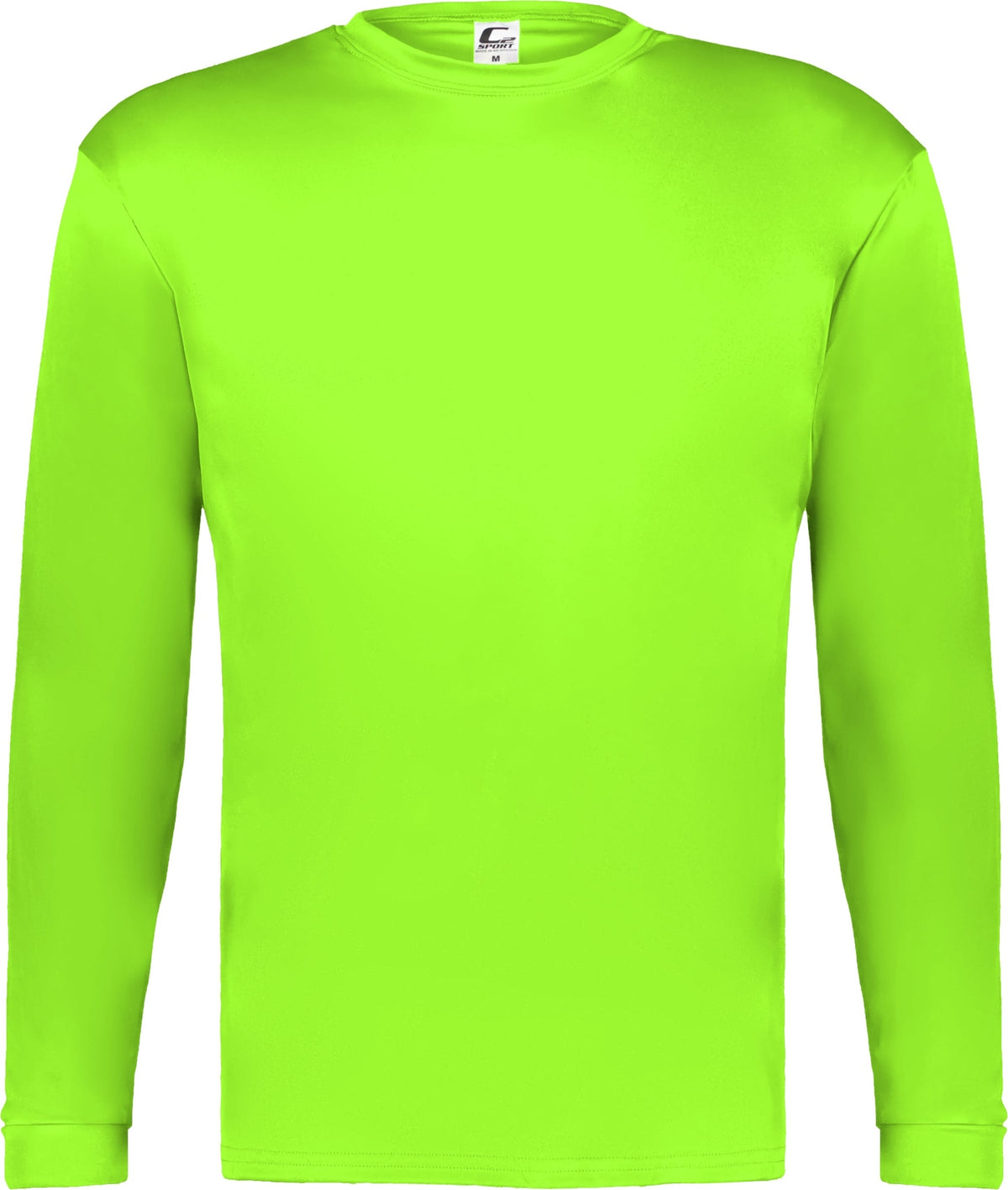 Front View of LIME C2 L/S TEE