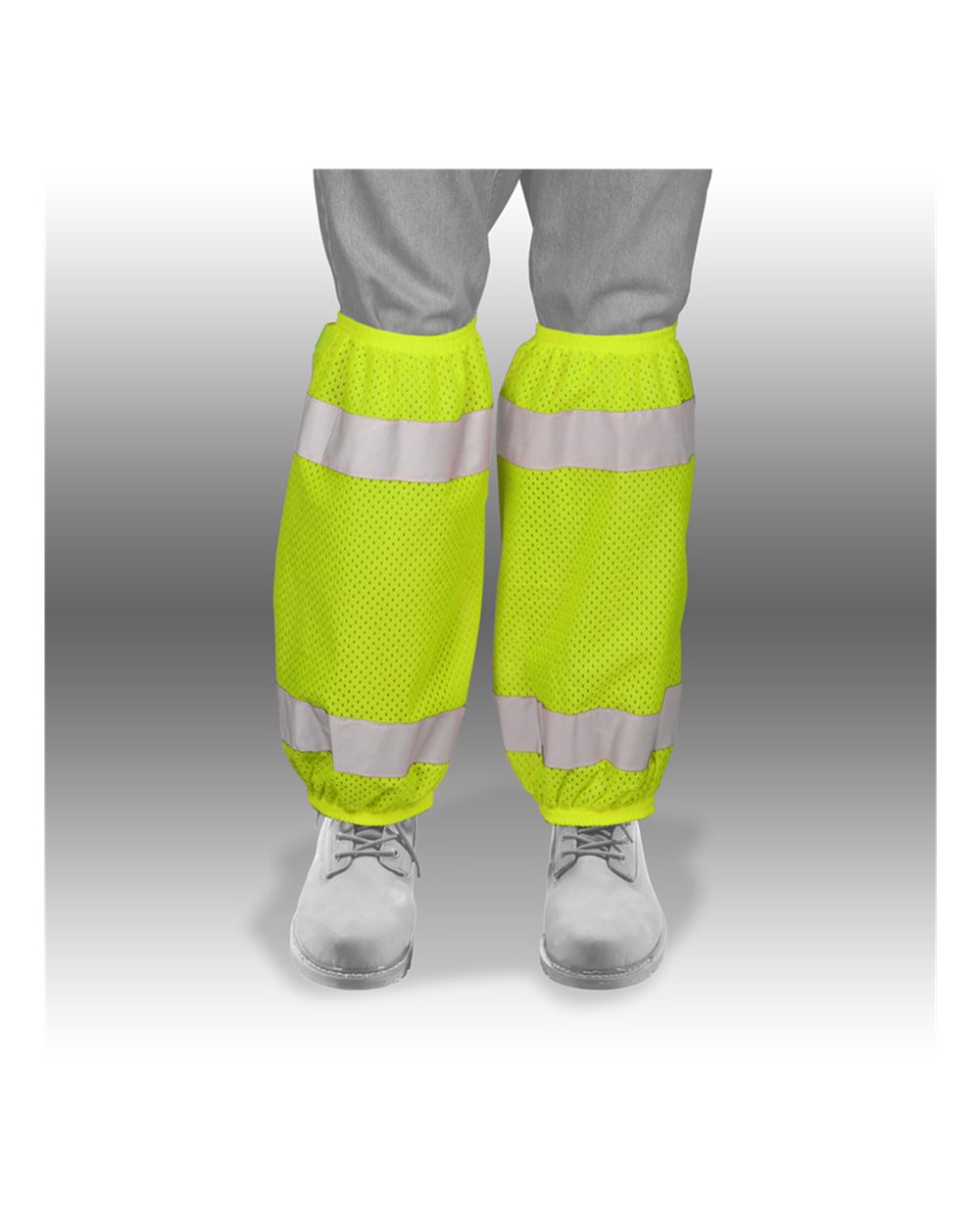 Front View of Lime Mesh Gaiters - 3930-3931
