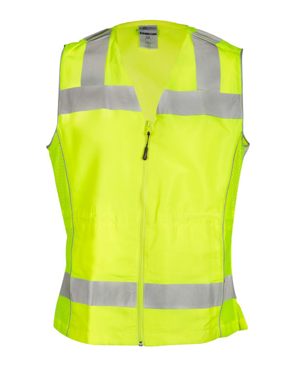 Front View of Lime Premium Brilliant Series® Women&#39;s Fitted Vest - 1521