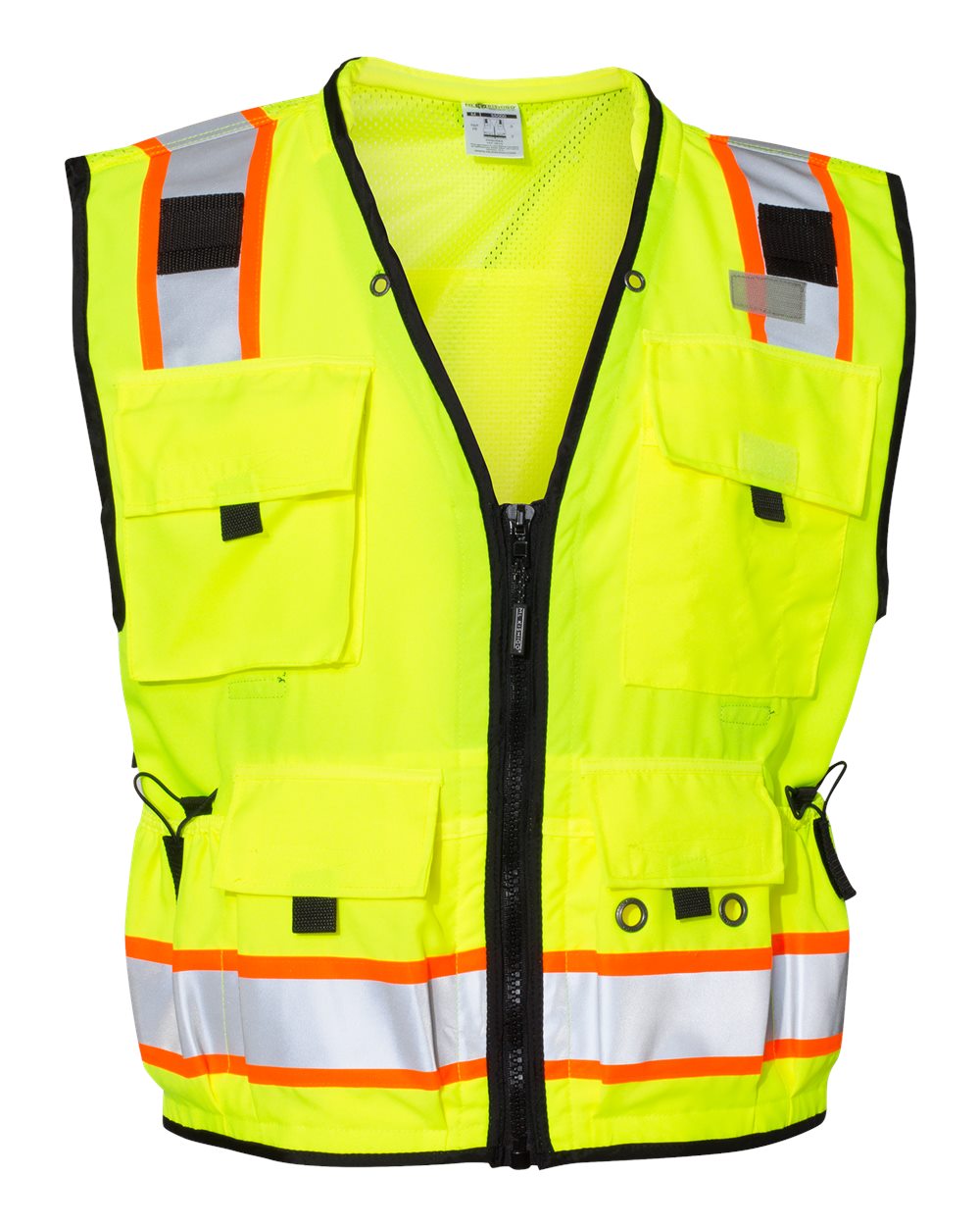 Front View of Lime Professional Surveyors Vest - S5000-5001