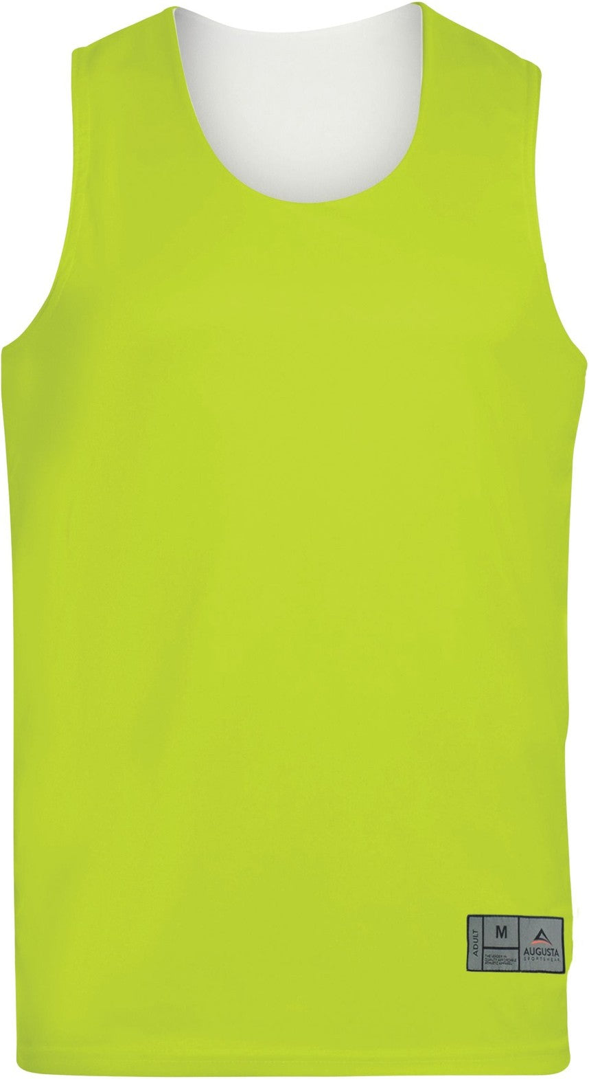 LIME/WHITE REVERSIBLE WICKING TANK