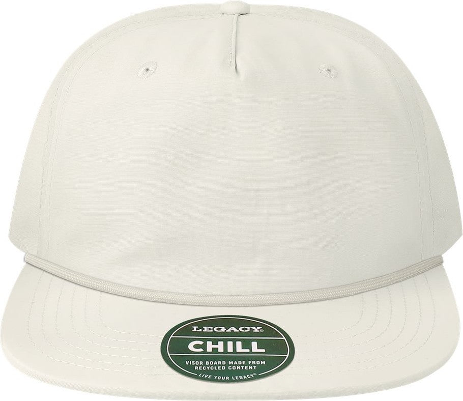 Front View of Linen The Chill Cap - CHILL