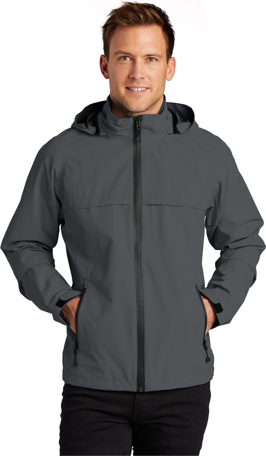 Front View of Magnet Port Authority Tall Torrent Waterproof Jacket TLJ333