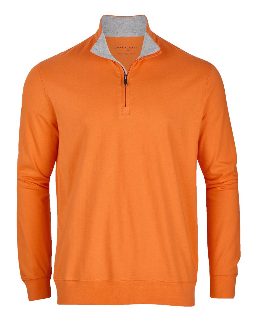 Front View of Mandarin Alumni Quarter-Zip Pullover - BM5205