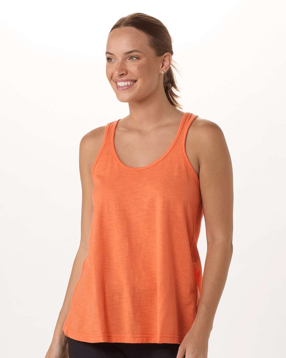 Front View of Mandarin Women's Charm Tank Top - BW2503
