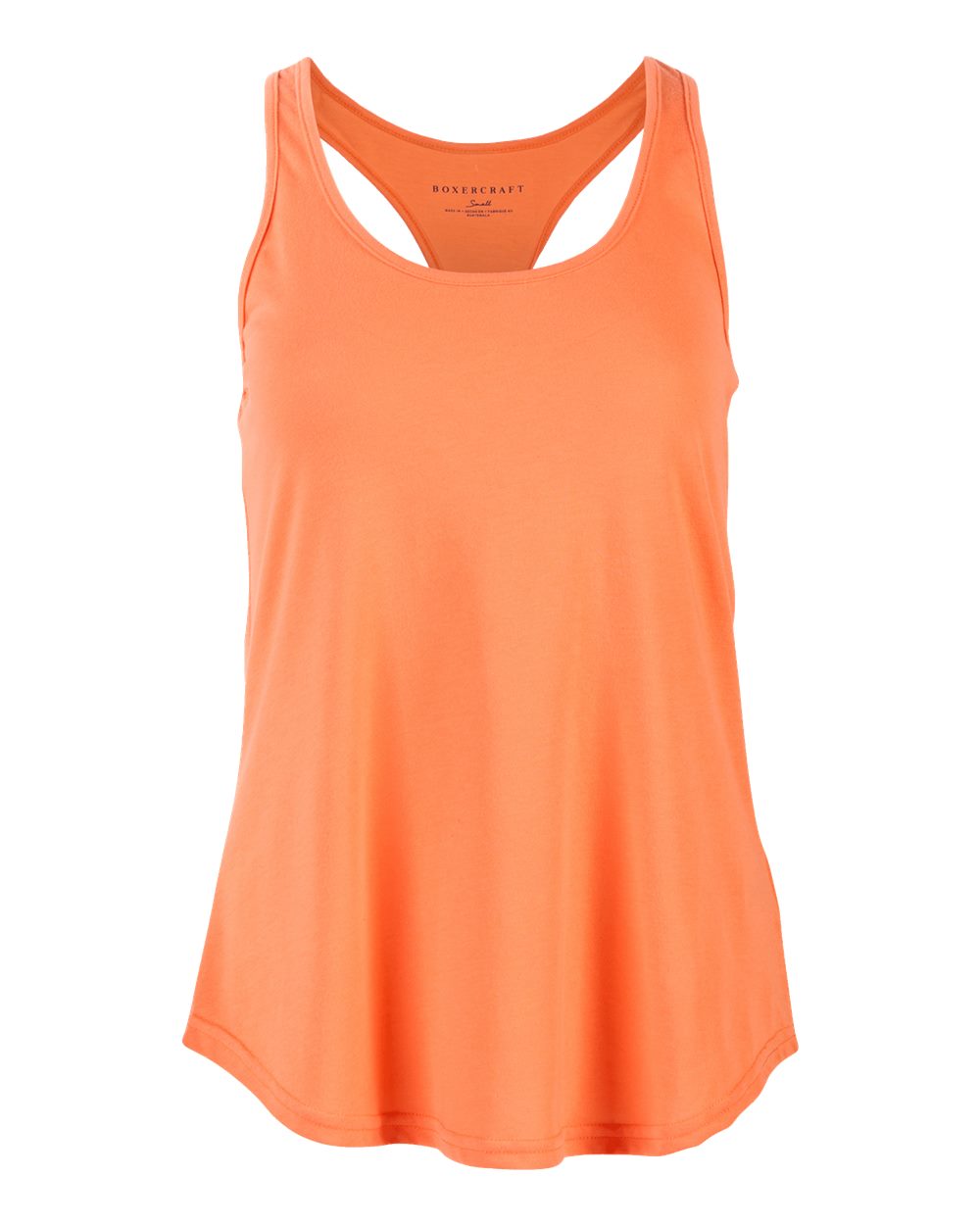 Front View of Mandarin Women's Essential Racerback Tank Top - BW2502