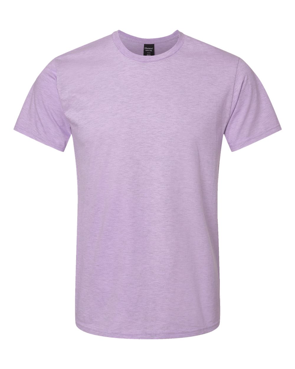 Front View of Marbled Pale Violet Perfect-T T-Shirt - 4980