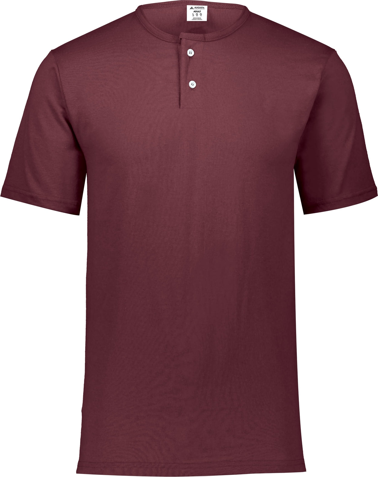 MAROON ADULT TWO-BUTTON BASEBALL
