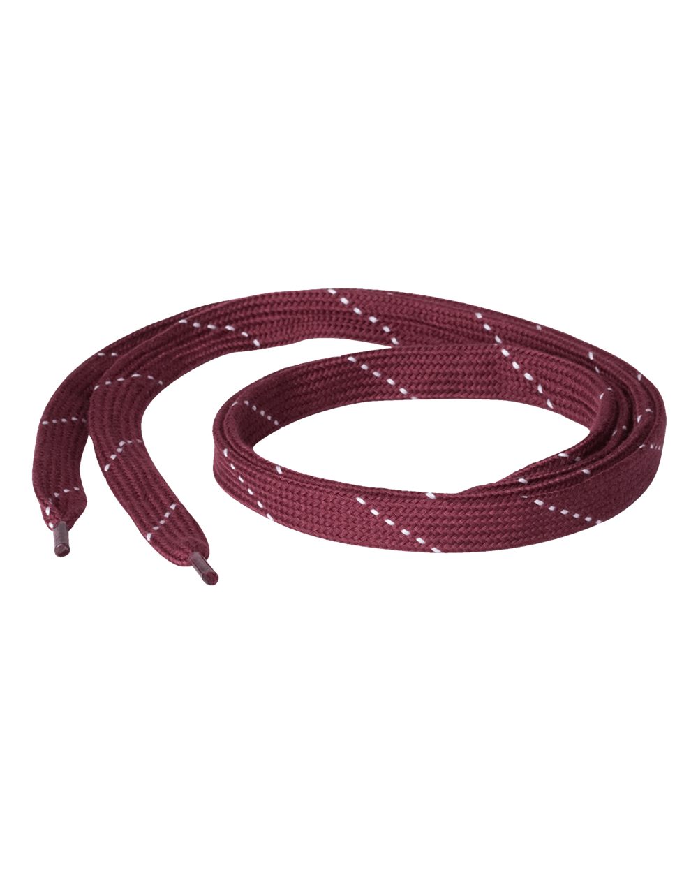 Front View of Maroon Custom-Color Laces - 8831
