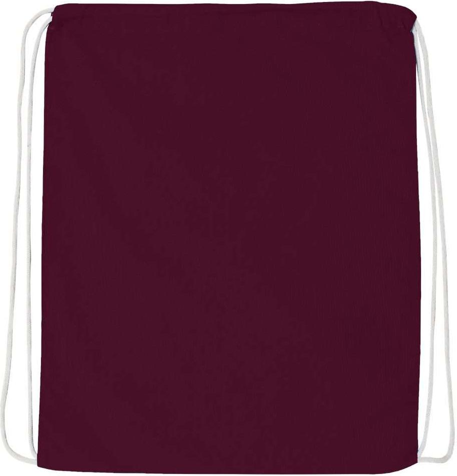 Front View of Maroon Economical Sport Pack - Q4500