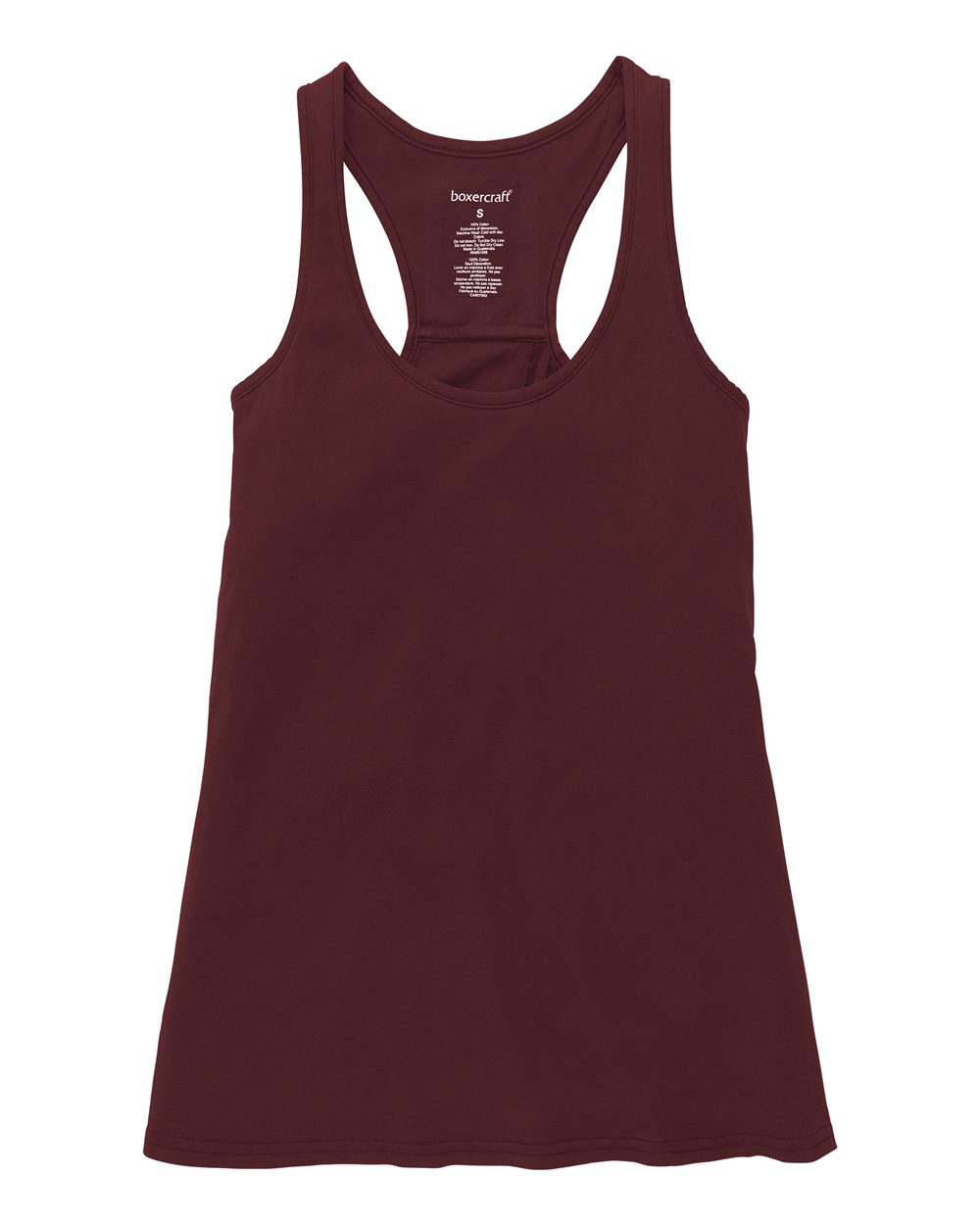 Front View of Maroon Girls' Vintage Charm Tank Top - YT56