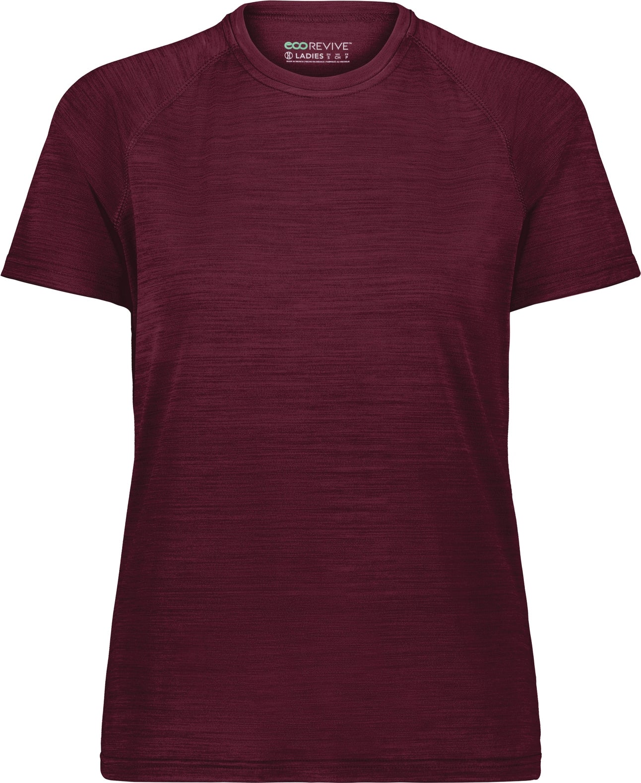 MAROON HEATHER LDS ALL-PRO TEE