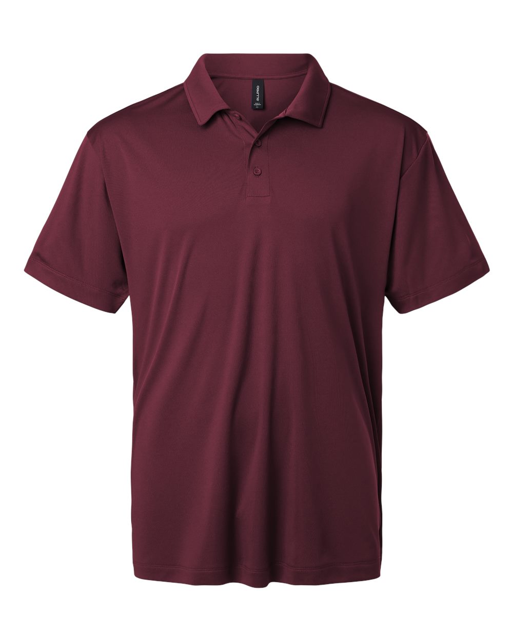Front View of Maroon Pro-Lock Performance Polo - 41800