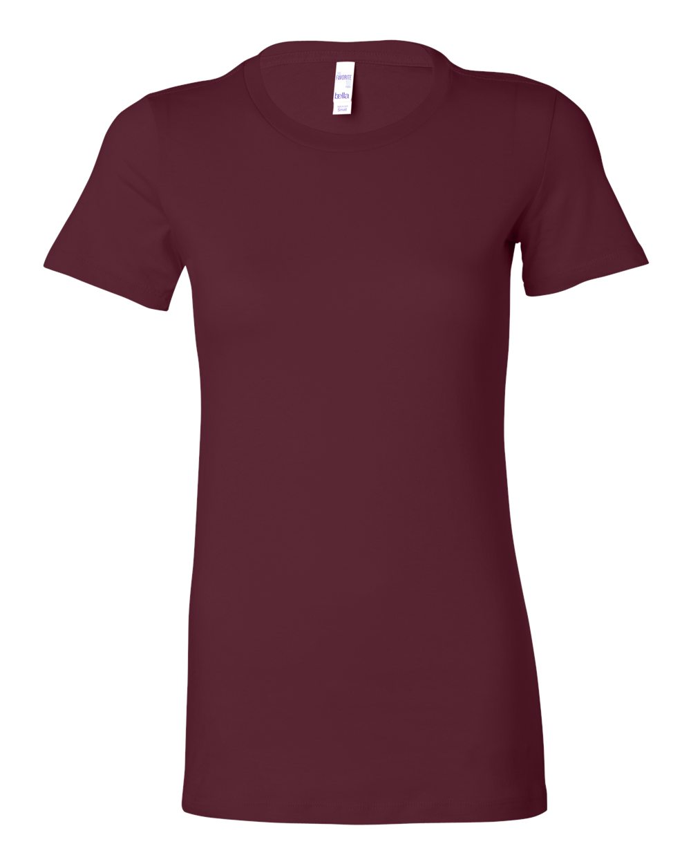 Maroon Women's Slim Fit Tee - 6004