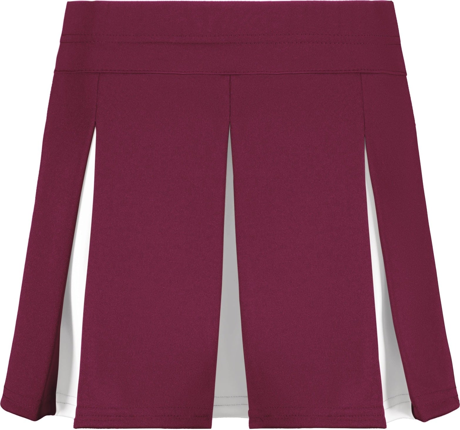 MAROON/WHITE GIRLS LIBERTY SKIRT
