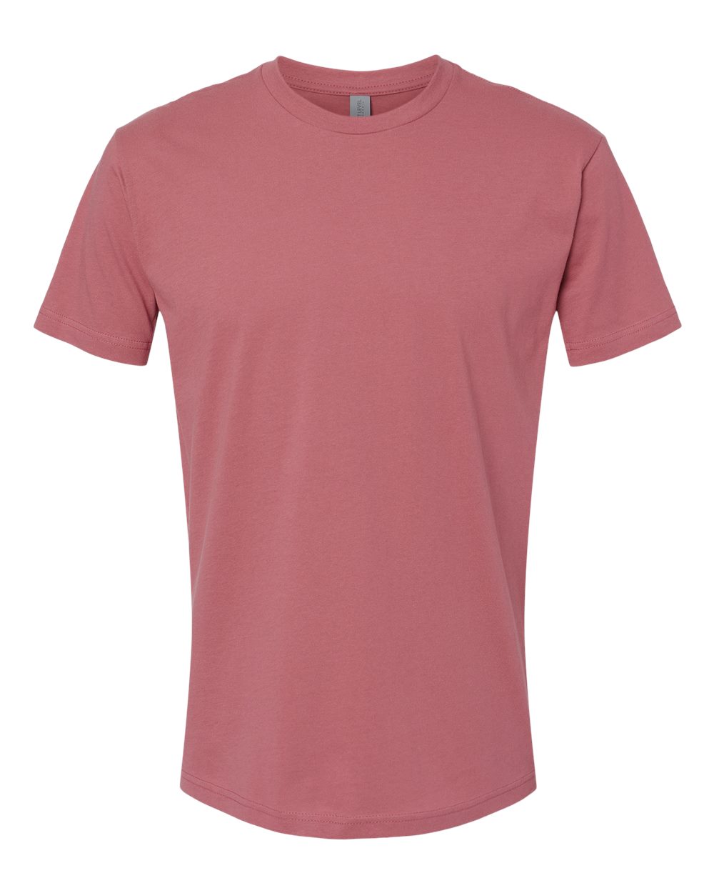 Front View of Mauve Cotton T-Shirt - 3600