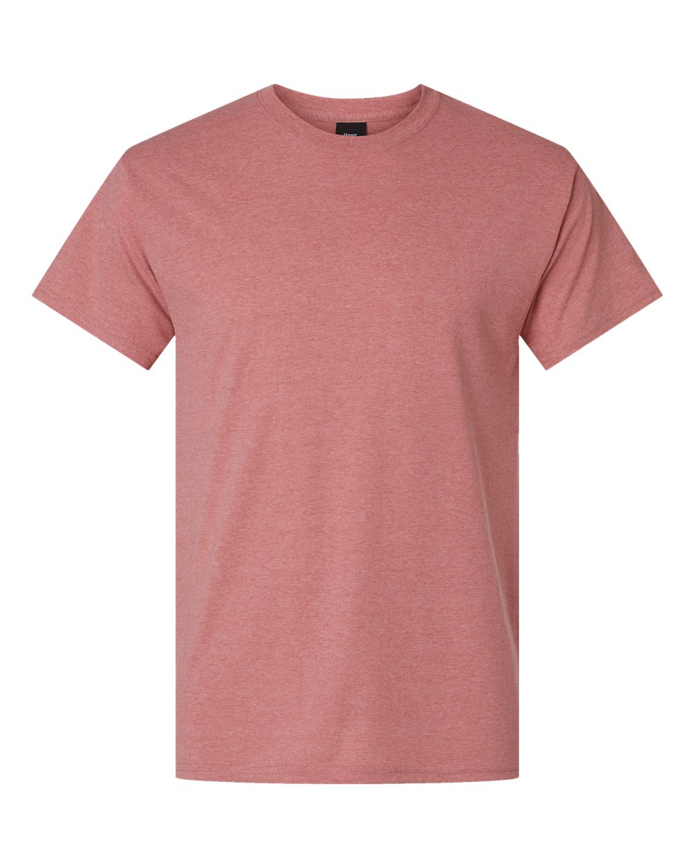 Front View of Mauve Heather Perfect-T Triblend T-Shirt - 42TB