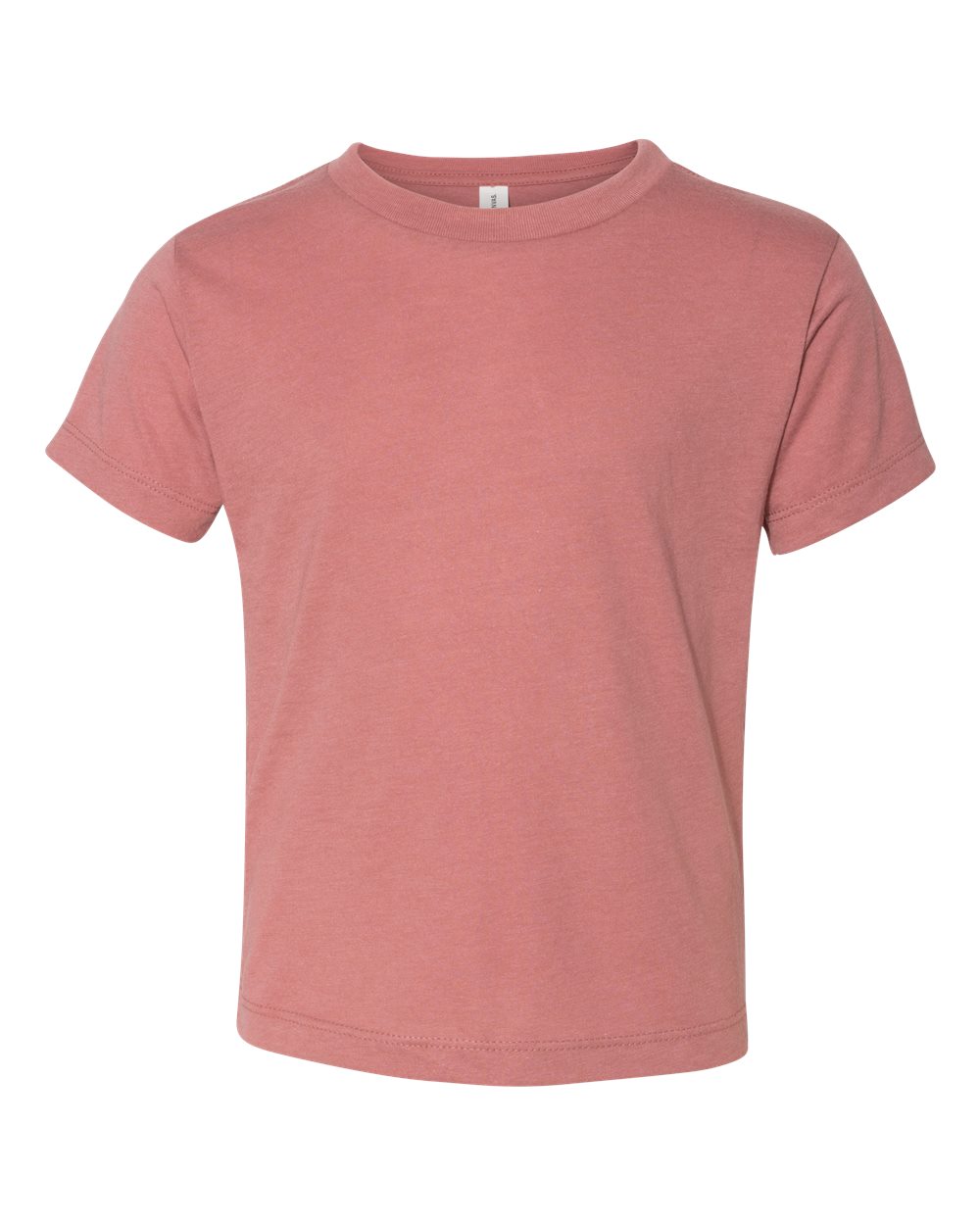 Front View of Mauve Triblend Toddler Triblend Tee - 3413T