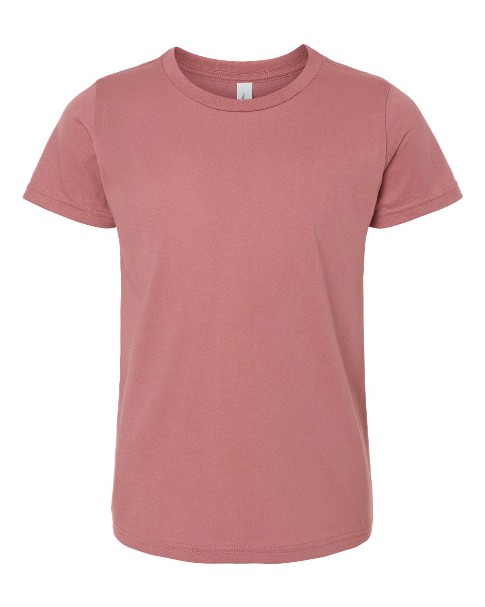 Front View of Mauve Youth Jersey Tee - 3001Y