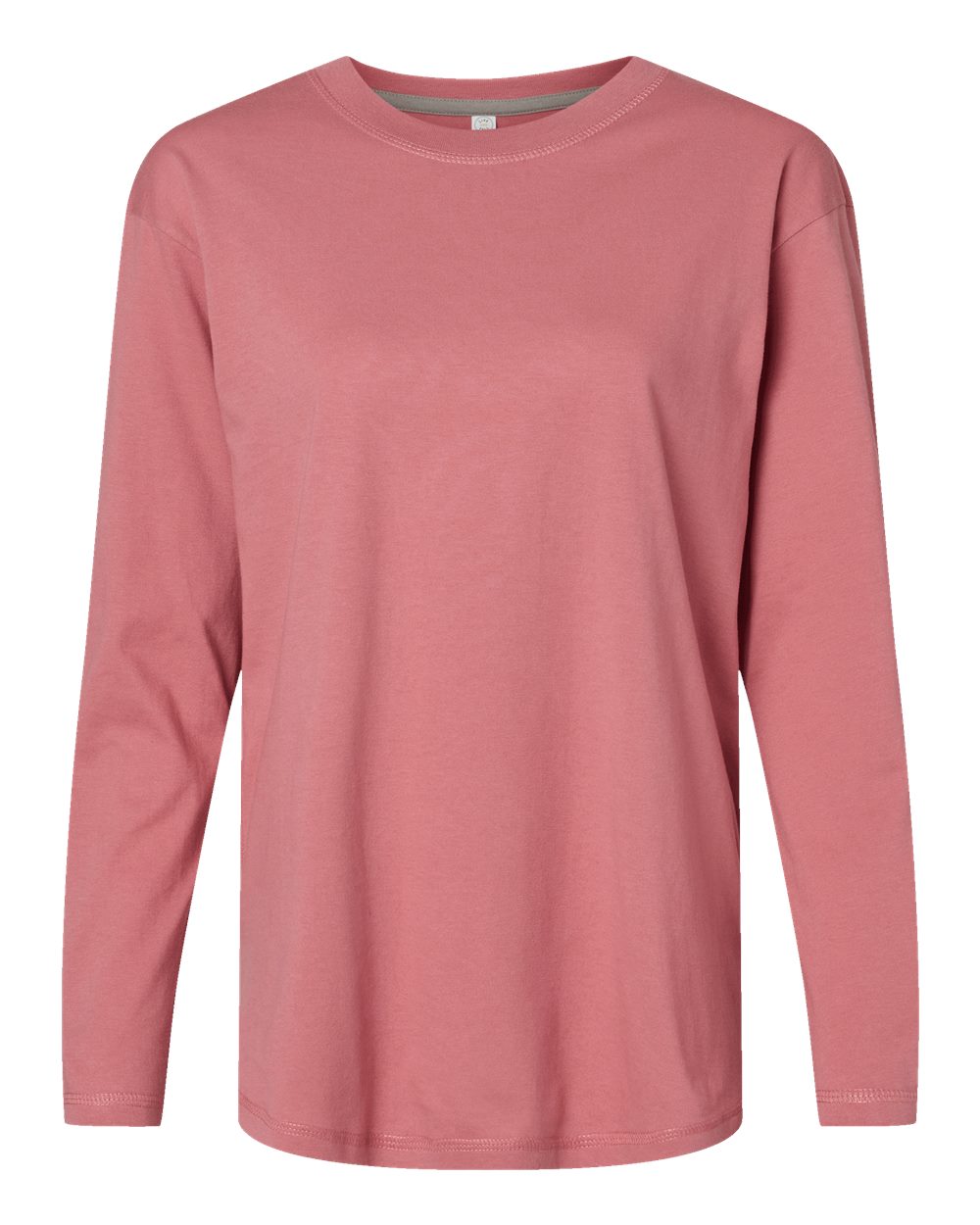 Front View of Mauvelous Women's Fine Jersey Long Sleeve Tee - 3508