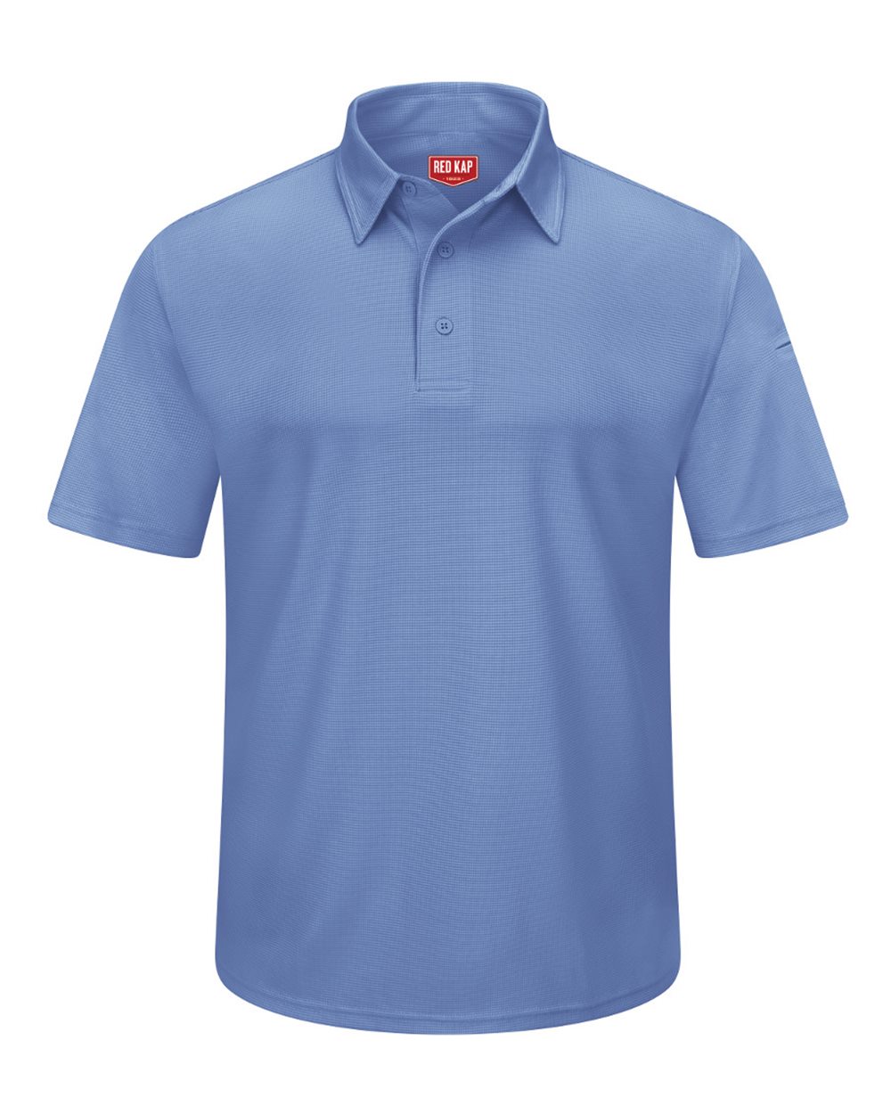 Front View of Medium Blue Performance Knit® Flex Series Pro Polo - SK90