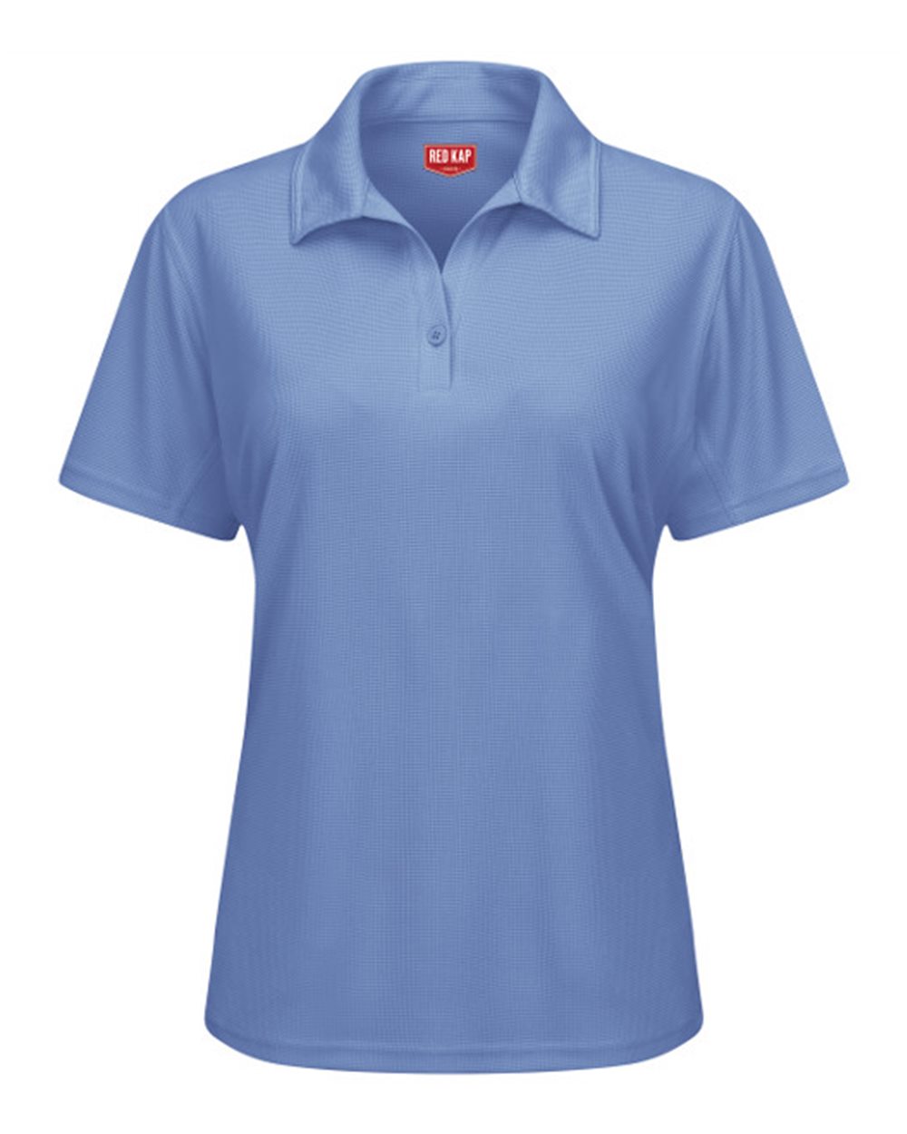 Front View of Medium Blue Women's Performance Knit® Flex Series Pro Polo - SK91