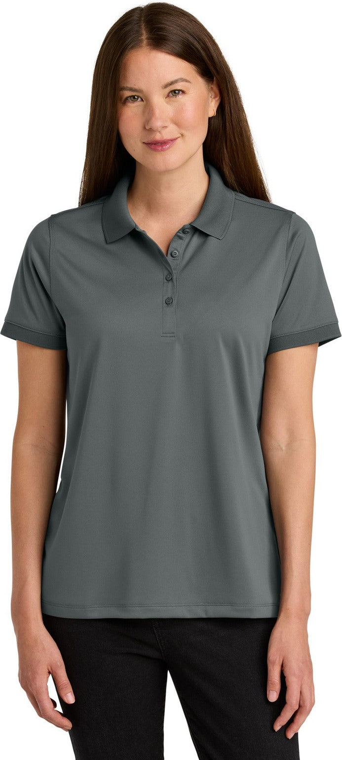 Front View of MetalGrey CornerStone Women's Workwear Pro Polo CS451