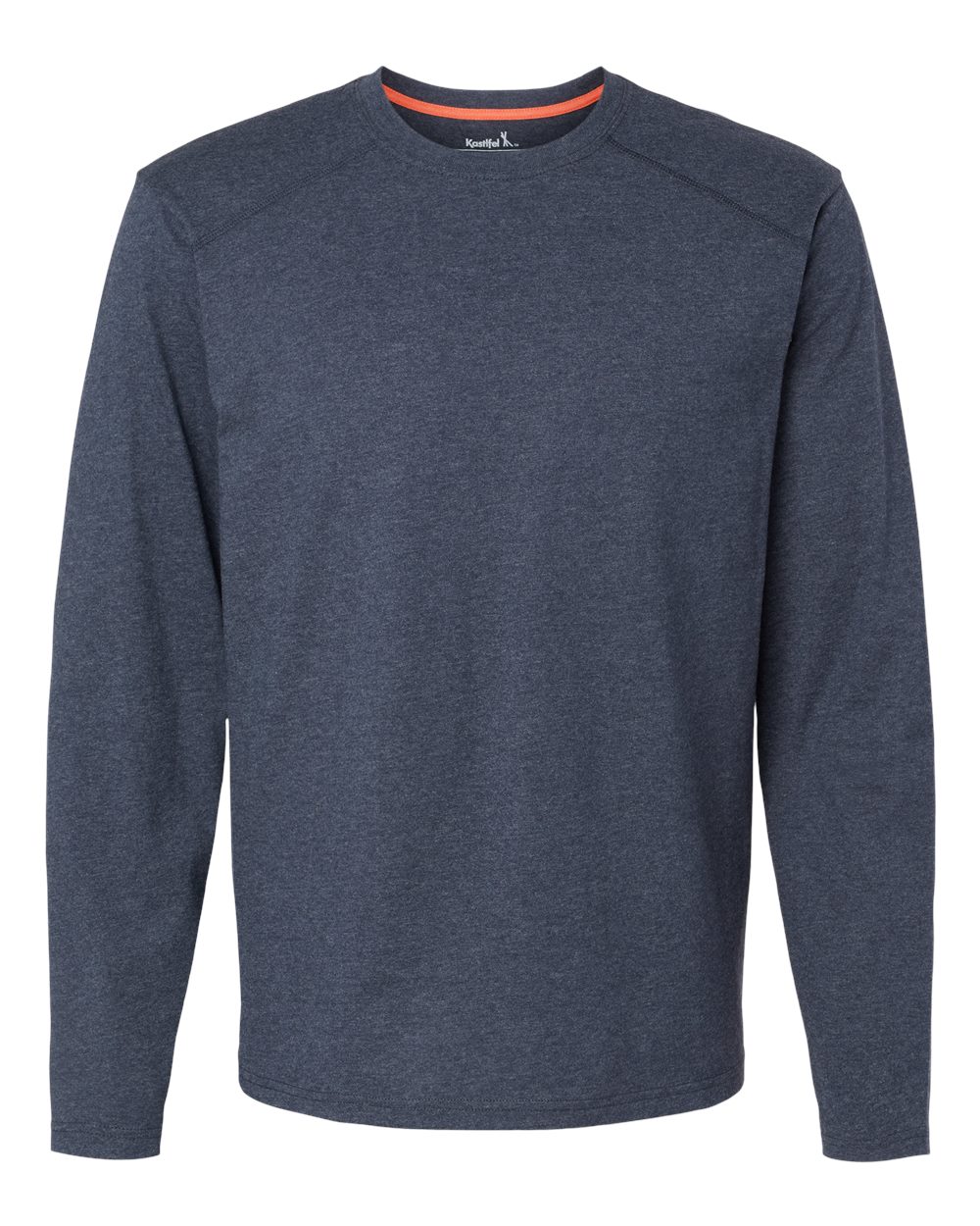 Front View of Midnight Blue RecycledSoft™ Long Sleeve T-Shirt - 2016