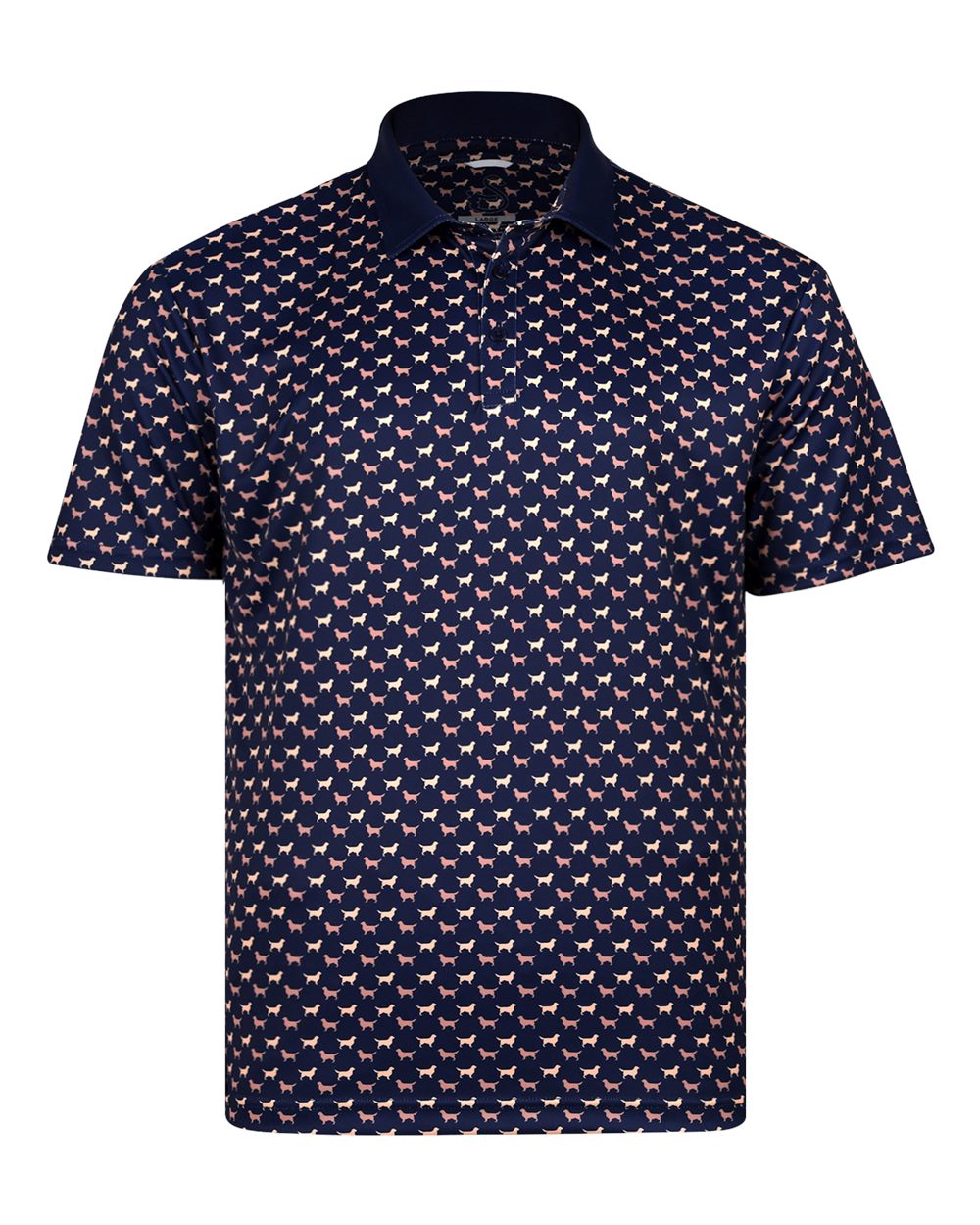 Front View of Midnight Navy Dublin Polo - SW9300