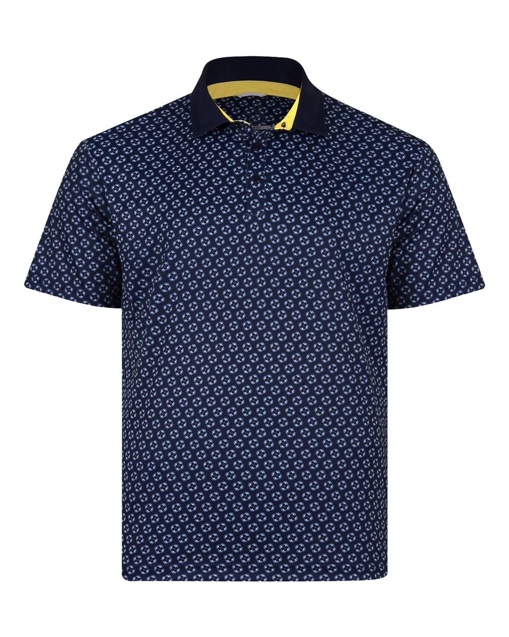 Front View of Midnight Navy Harris Polo - SW9500