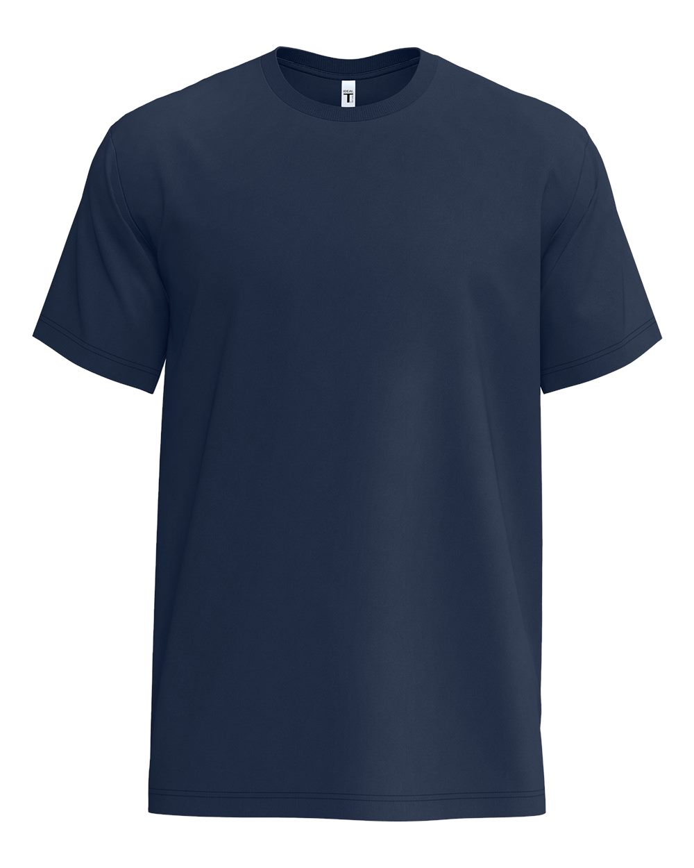Front View of Midnight Navy Ideal Jersey T-Shirt - 1810