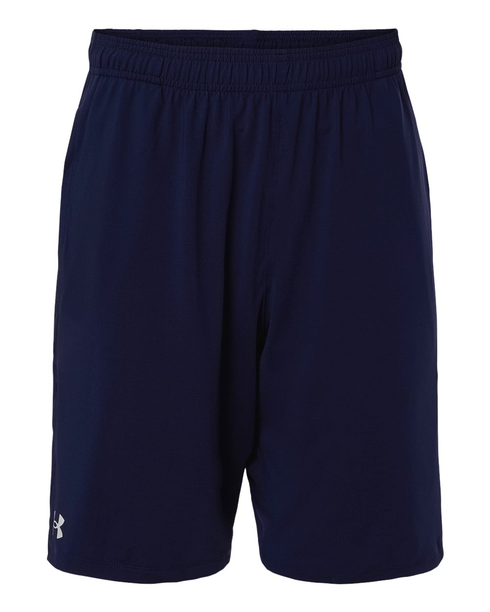 Front View of Midnight Navy/ White Men&#39;s Tech Vent 9&quot; Shorts - 6005528