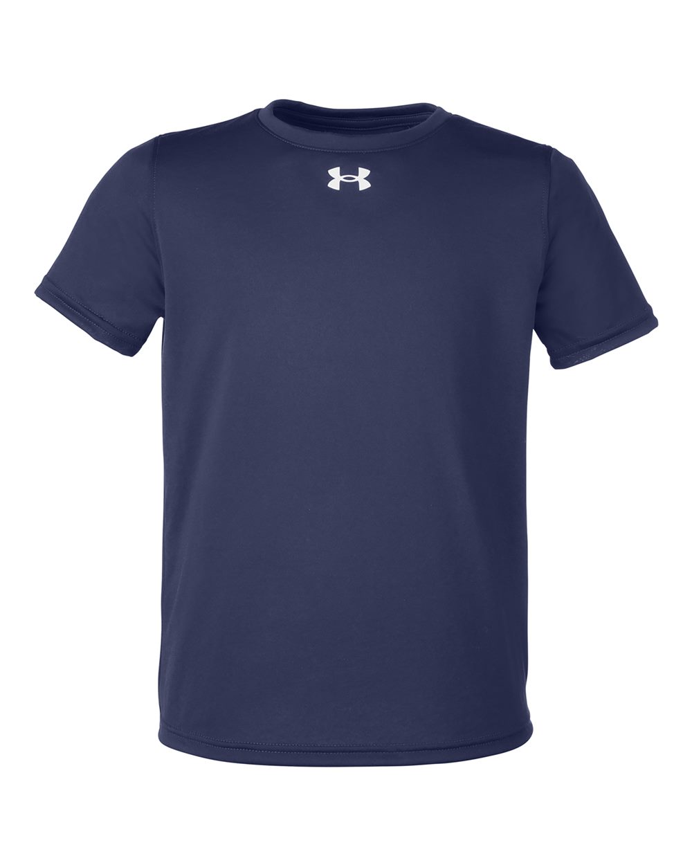 Front View of Midnight Navy/ White Youth Tech™ Team T-Shirt - 1377487