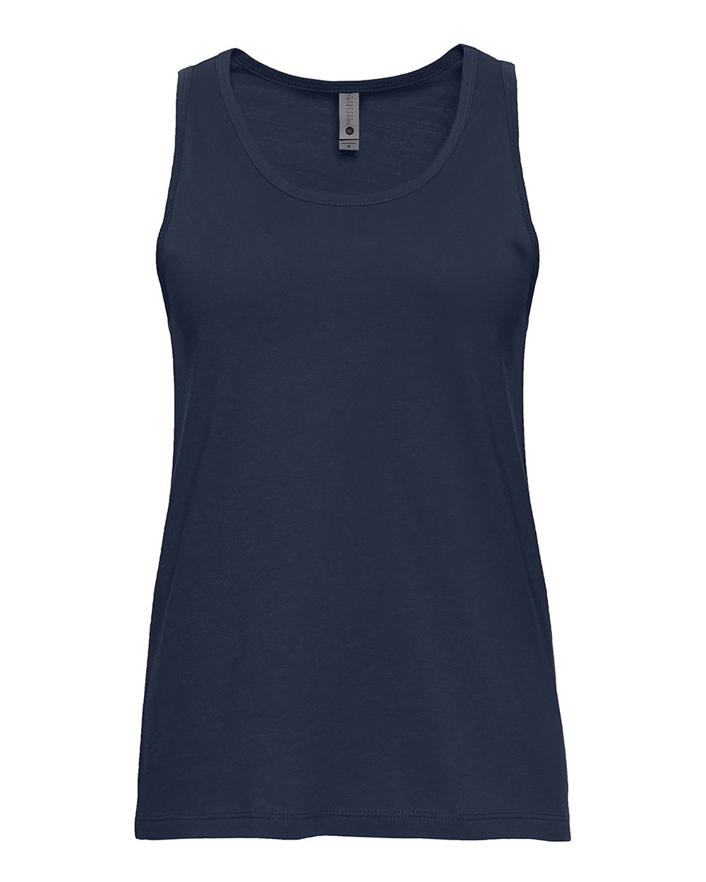 Front View of Midnight Navy Women's Cotton Tank - 3933