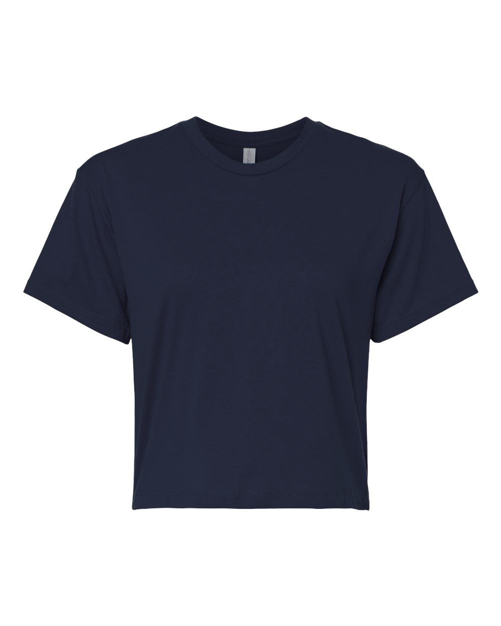 Front View of Midnight Navy Women's Ideal Crop Top - 1580