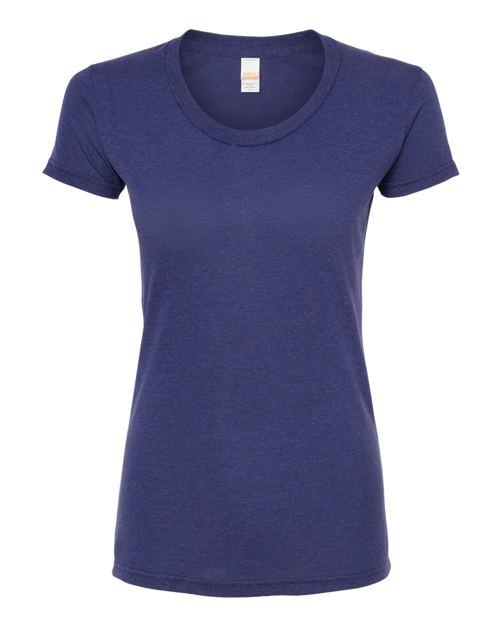 Front View of Midnight Tri Blend Women&#39;s Tri-Blend T-Shirt - 253