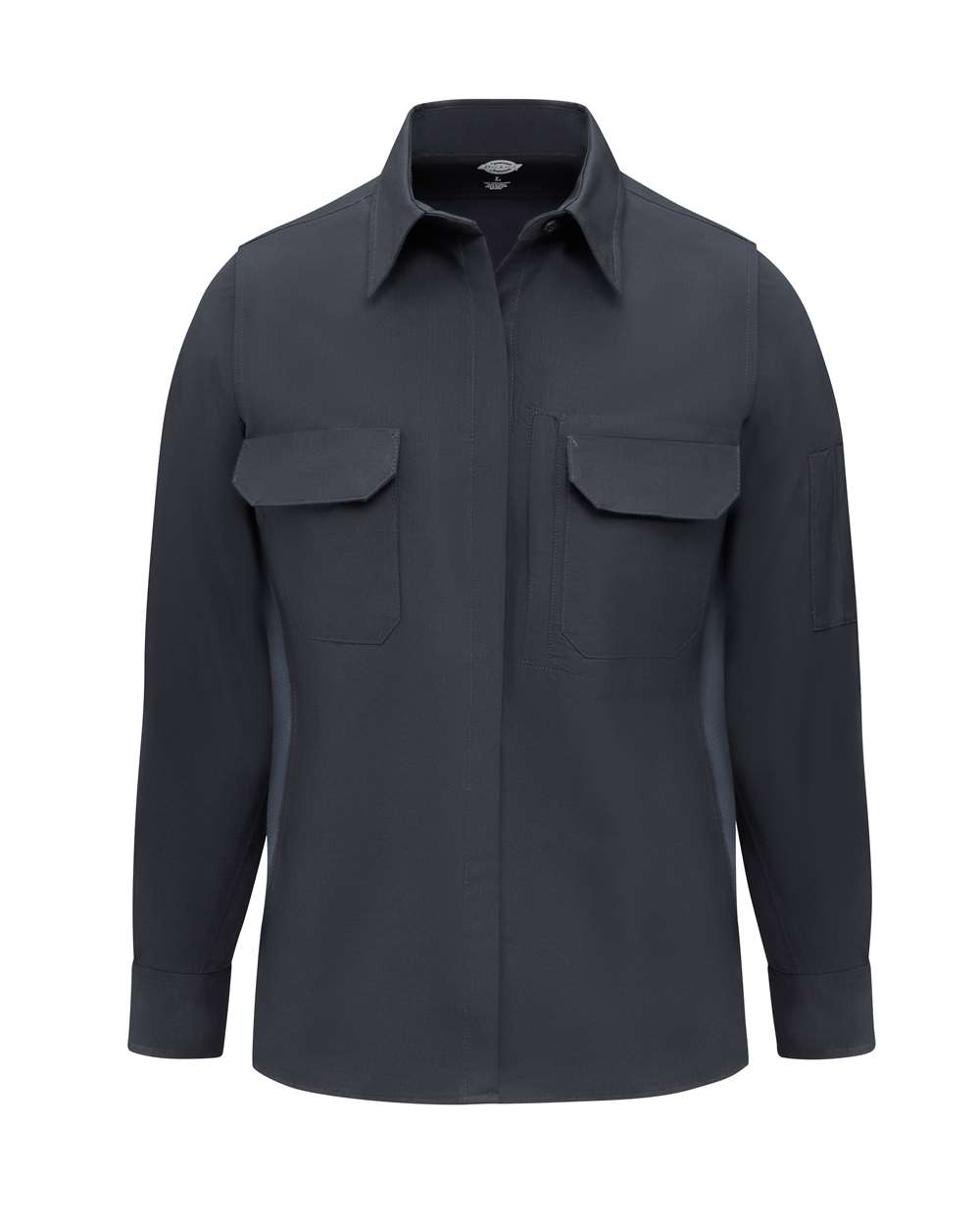 Front View of Midnight Women's Tactical Long Sleeve Shirt - FL94