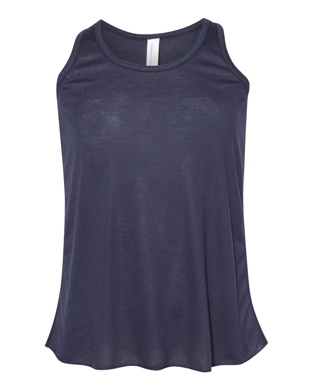 Front View of Midnight Youth Flowy Racerback Tank - 8800Y