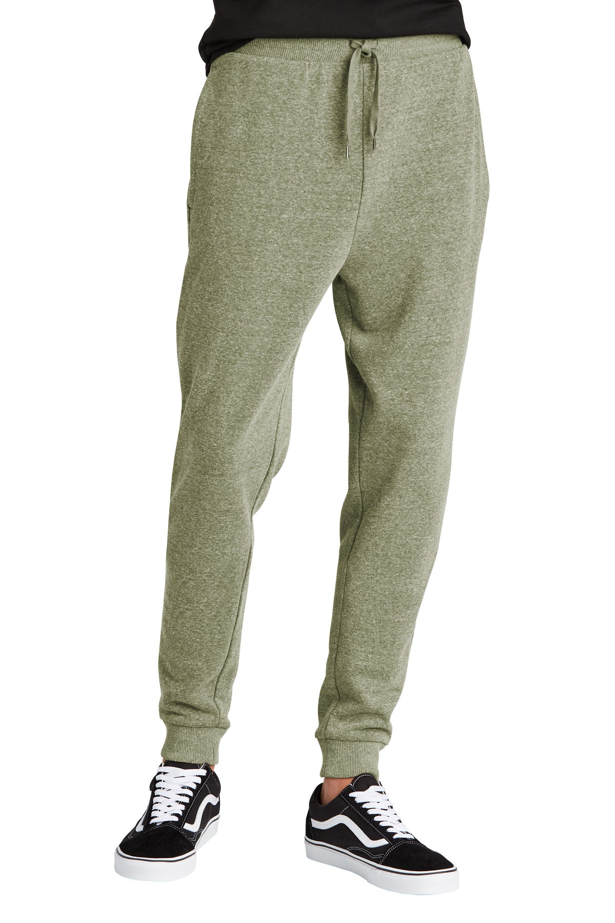 Front View of MilGrnFst District Perfect Tri Fleece Jogger DT1307