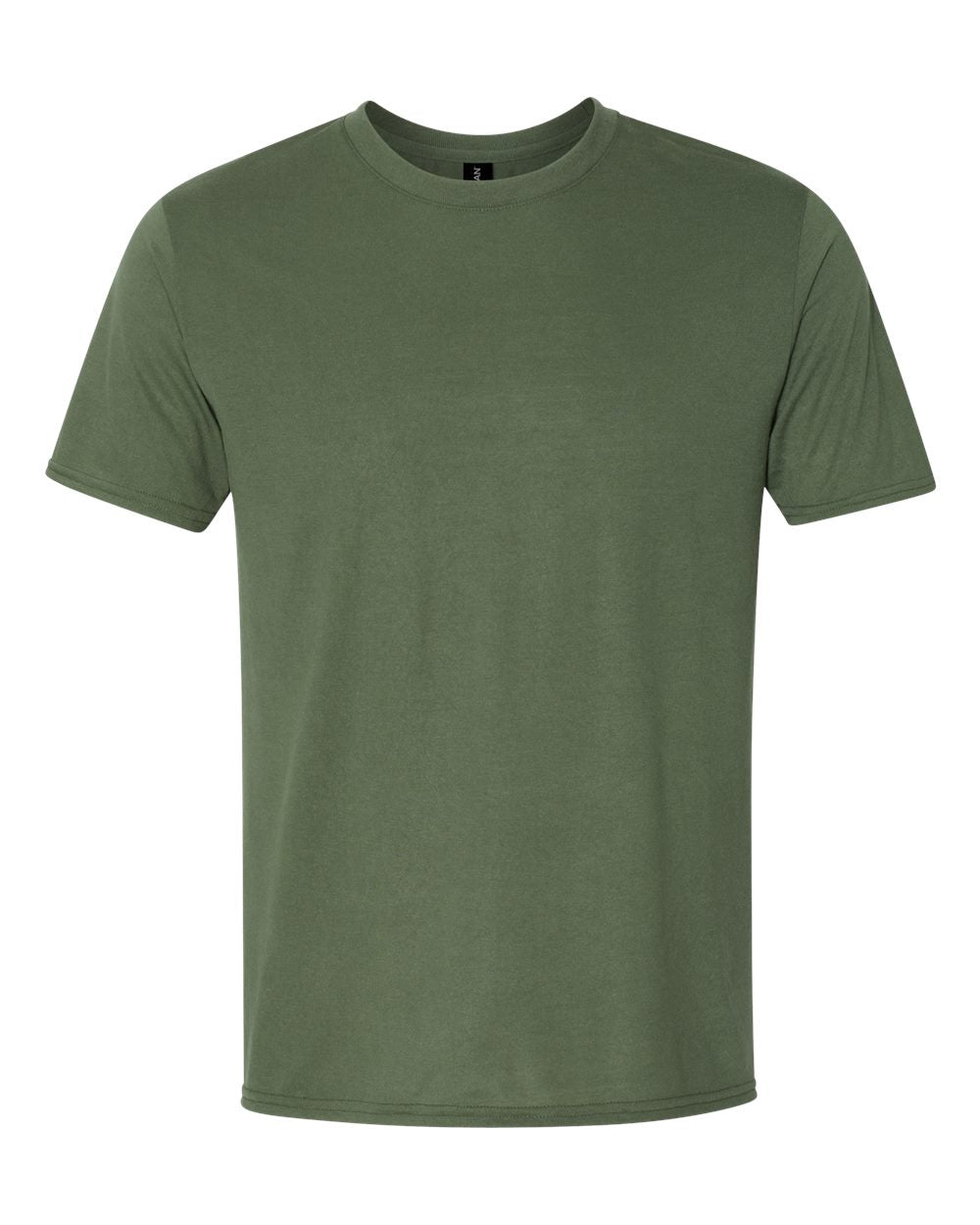 Front View of Military Green Performance® T-Shirt - 42000