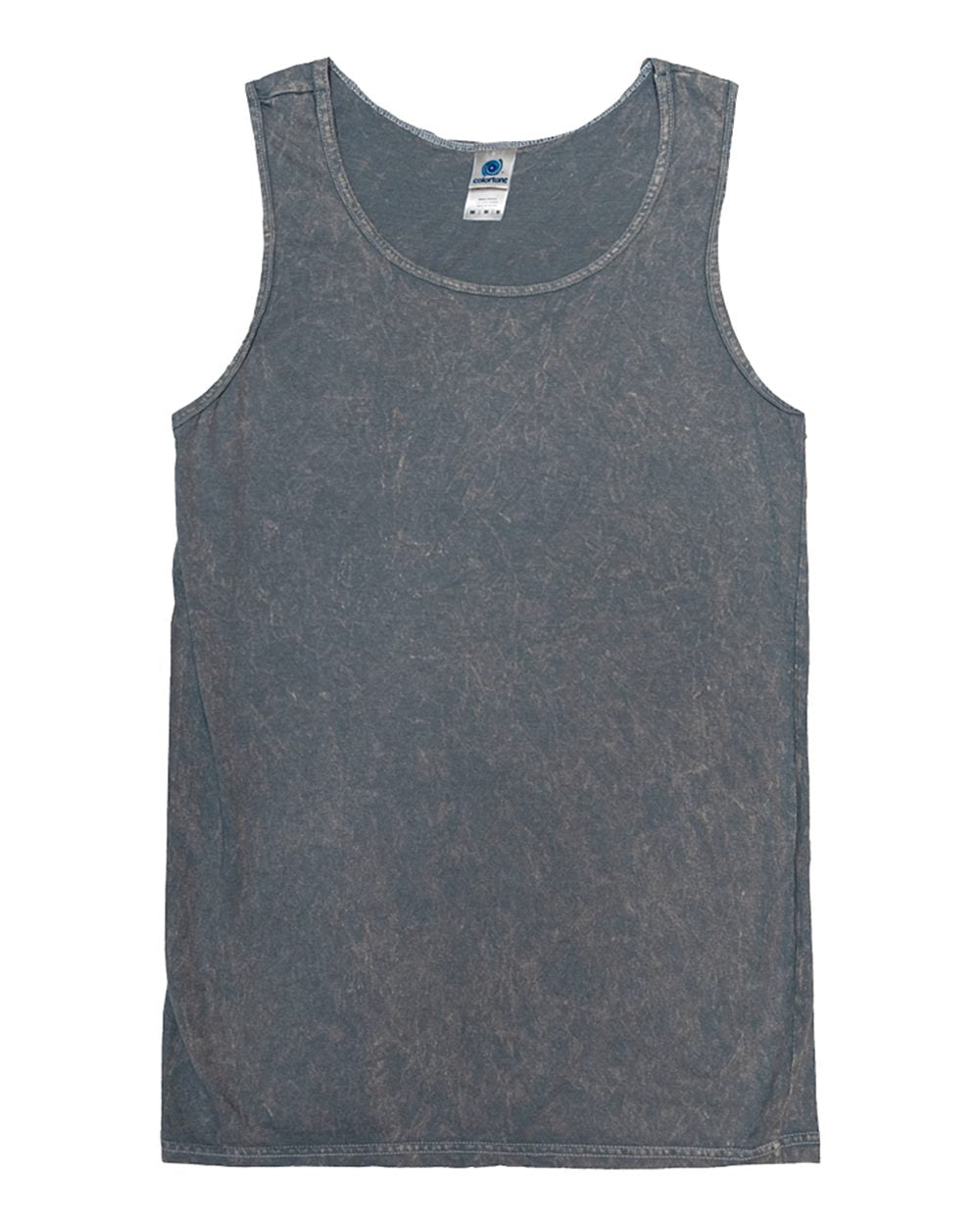 Front View of Mineral Grey Mineral Wash Tank Top - 3300