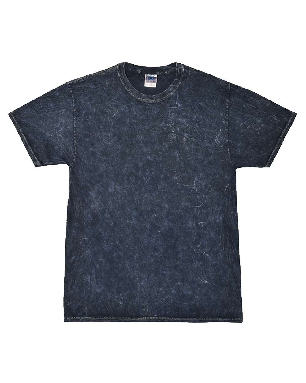 Front View of Mineral Navy Mineral Wash T-Shirt - 1300