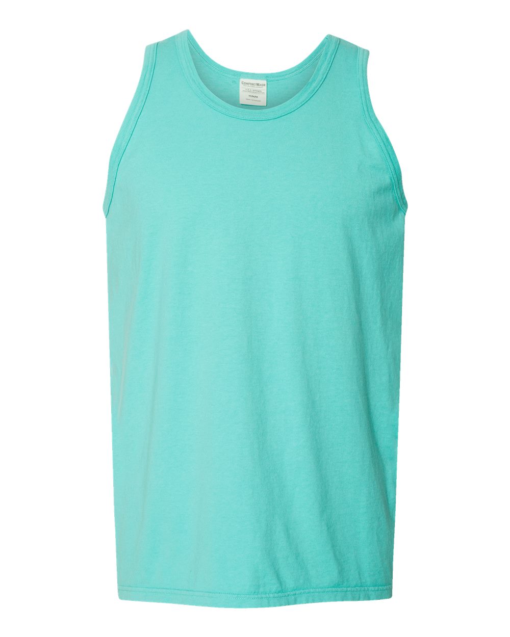 Front View of Mint Garment-Dyed Unisex Tank Top - GDH300