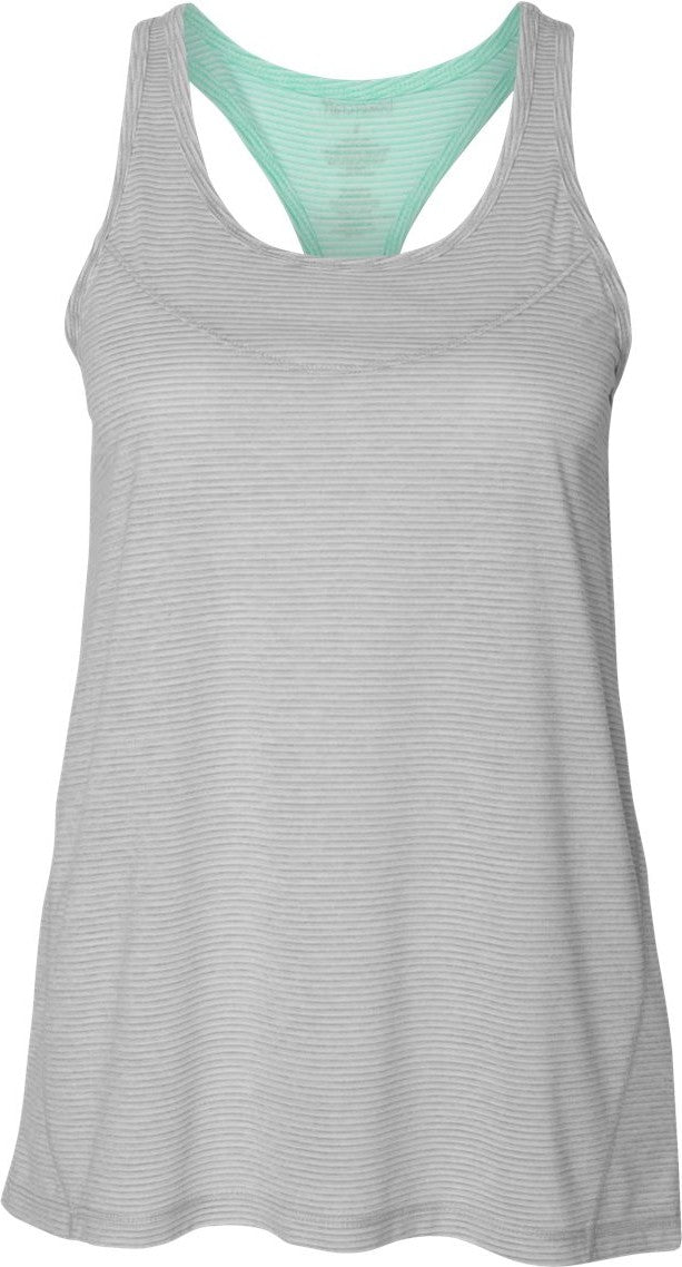 Front View of Mint Women's Tiger Slub Racerback Tank Top - T81