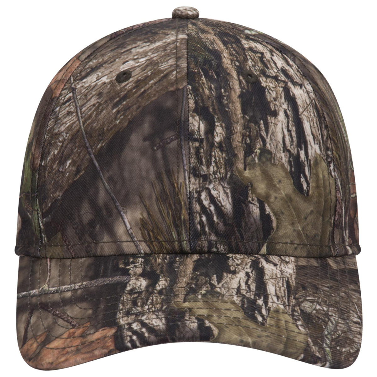 Front View of MO2 - Break Up Country OTTO CAP Mossy Oak Camouflage 6 Panel Low Profile Baseball Cap