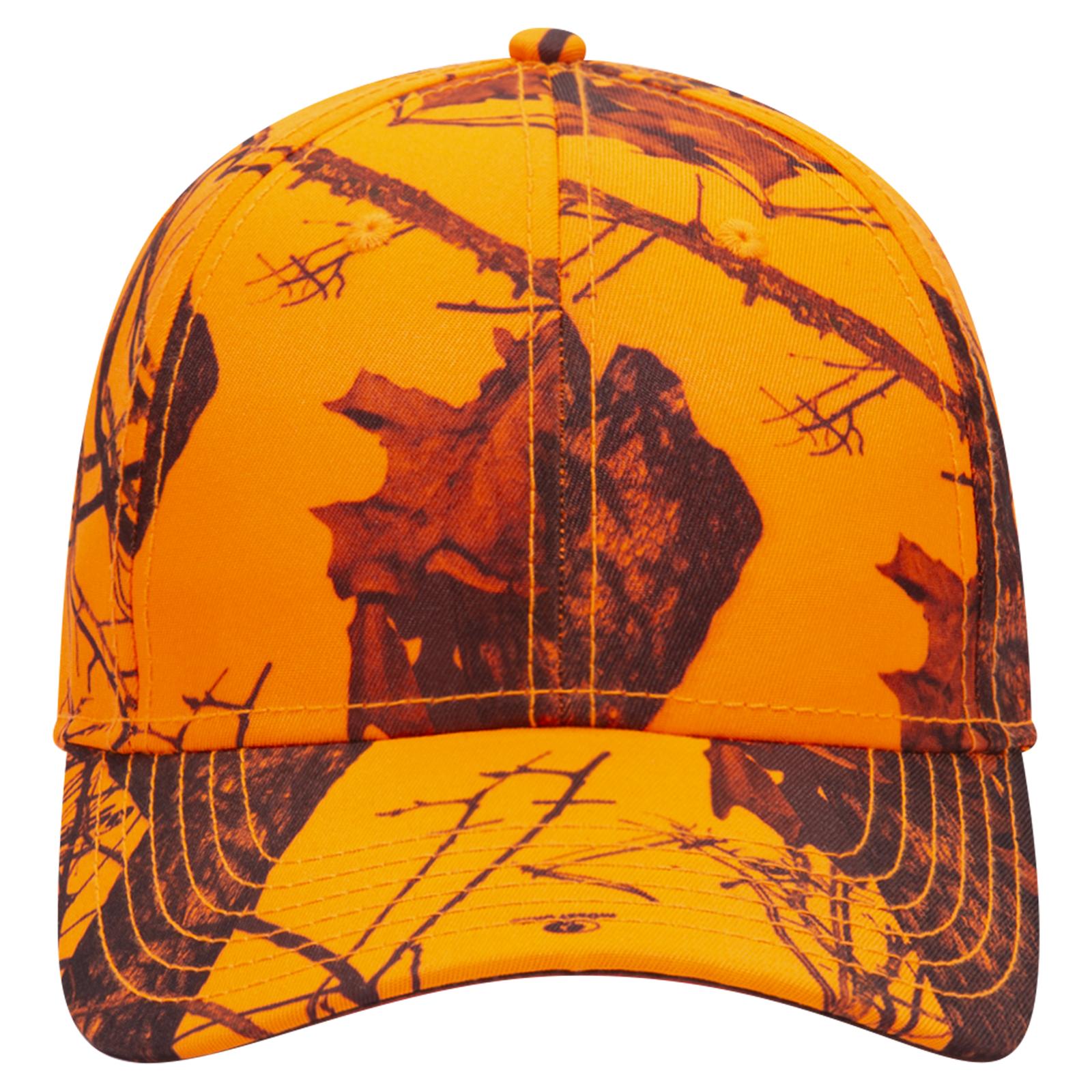 Front View of MO6 - Blaze OTTO CAP Mossy Oak Camouflage 6 Panel Low Profile Baseball Cap