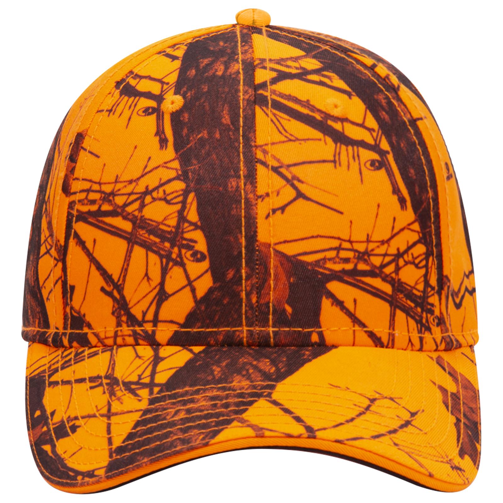 Right View of MO6 - Blaze OTTO CAP Mossy Oak Camouflage Sandwich Visor 6 Panel Low Profile Baseball Cap