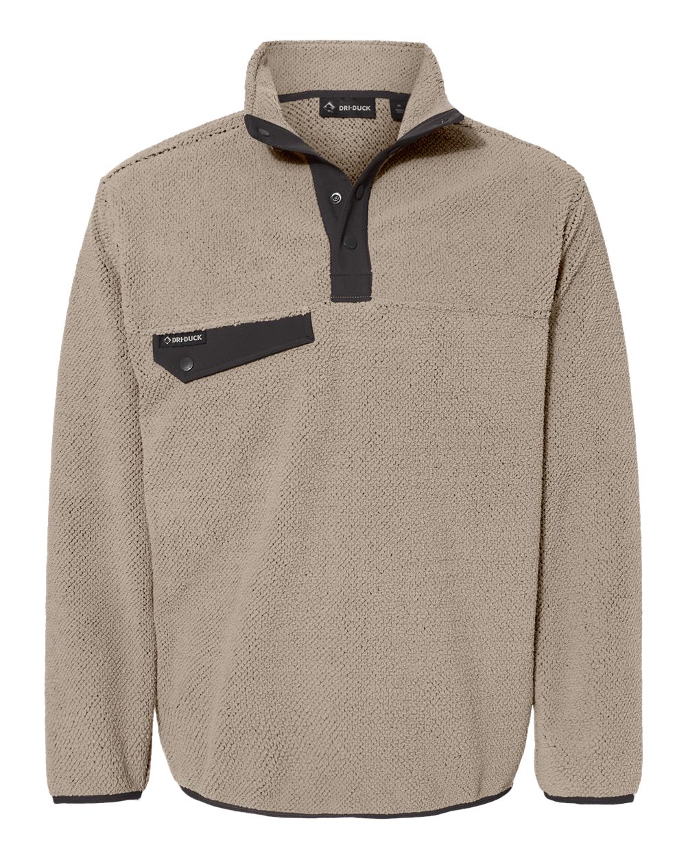 Front View of Moss Brooks Sherpa Mountain Fleece - 7355