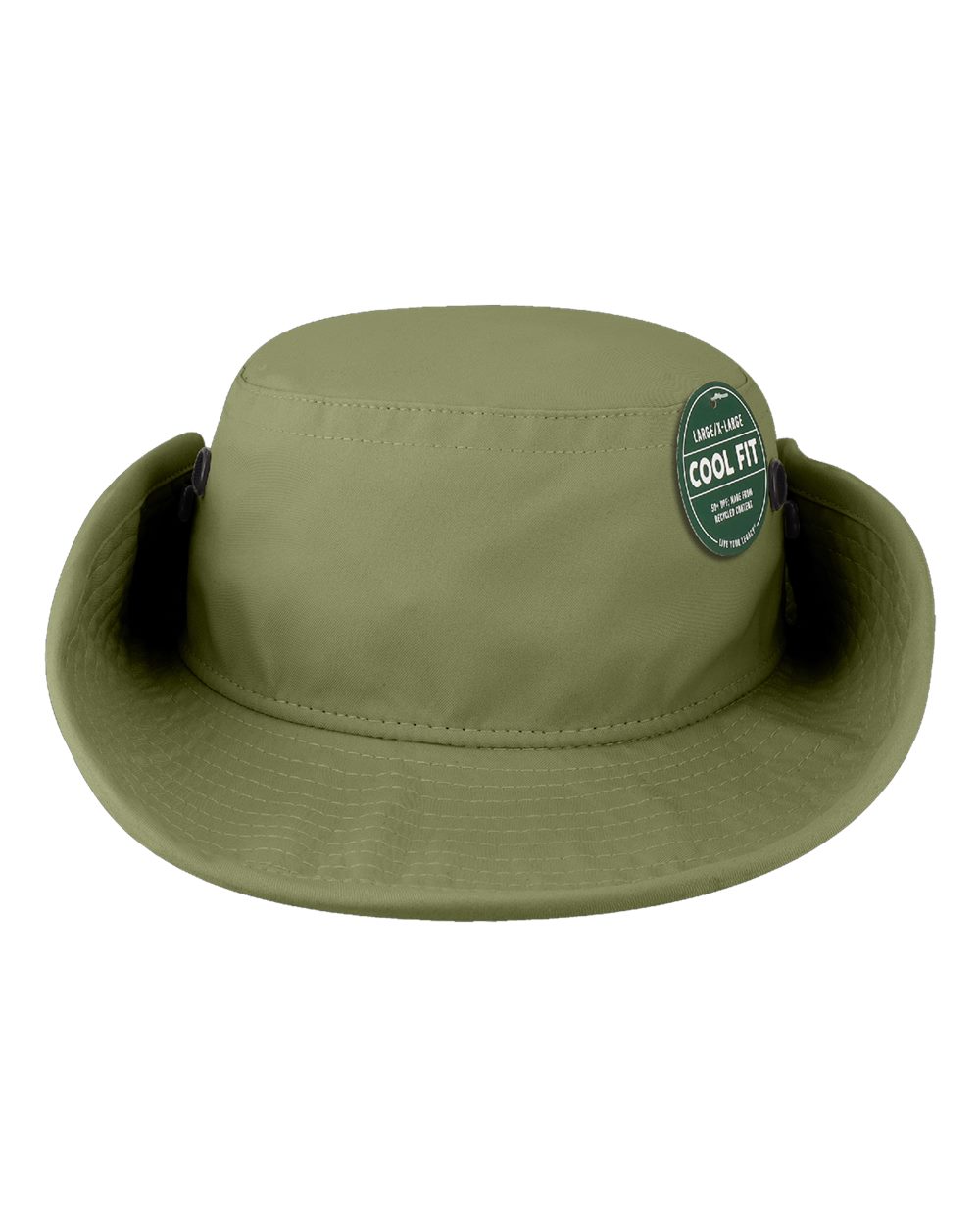 Front View of Moss Green Cool Fit Booney - CFB