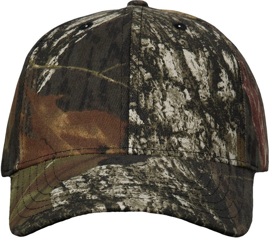 Front View of Mossy Oak Breakup Licensed Camo Cap - VC150